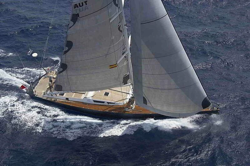 a sailboat on the water aboard NOHEEA Yacht for Sale