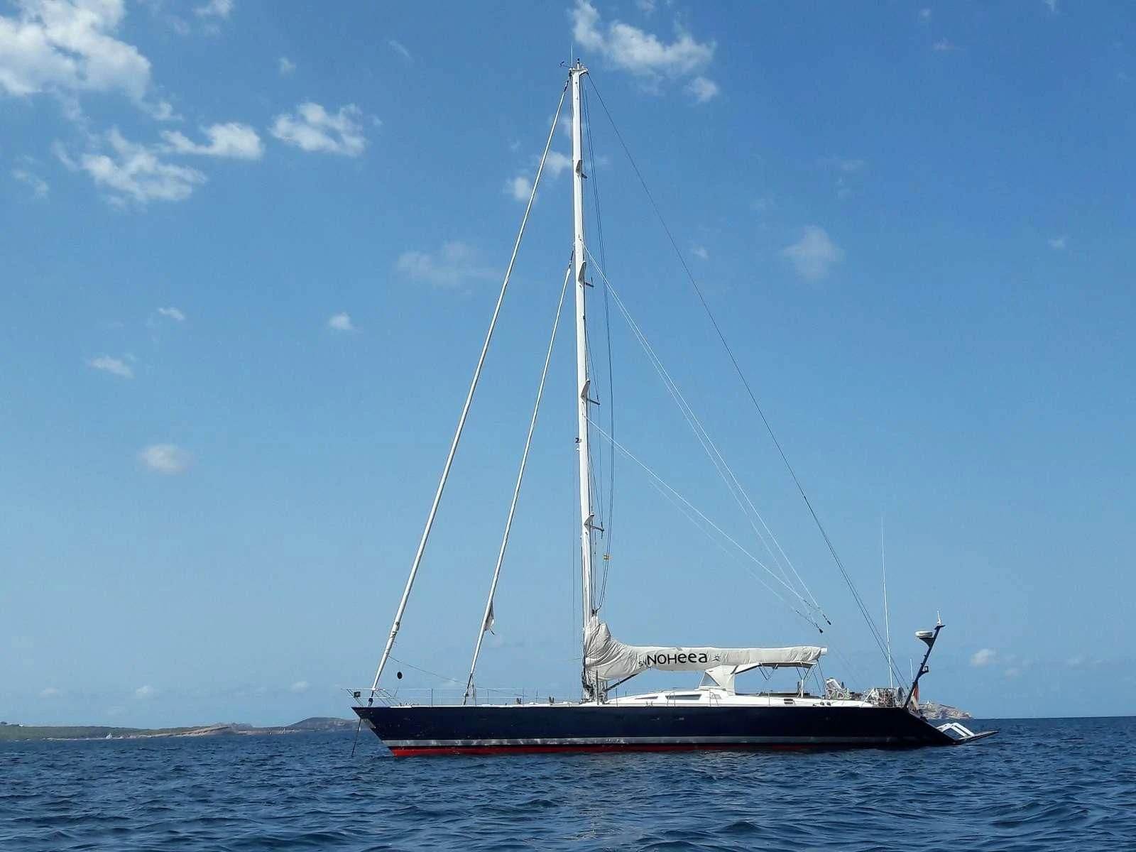 a sailboat on the water aboard NOHEEA Yacht for Sale