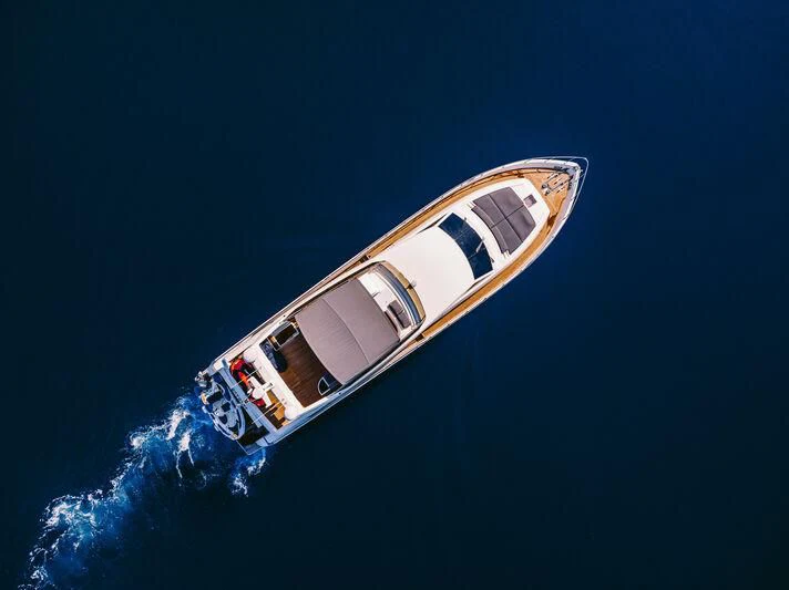 a satellite in space aboard OXYGEN 8 Yacht for Charter