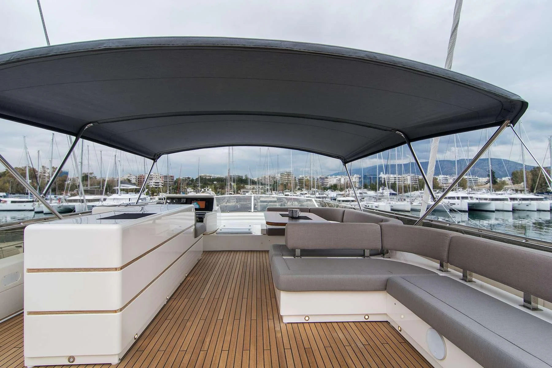 a boat on the water aboard OXYGEN 8 Yacht for Charter