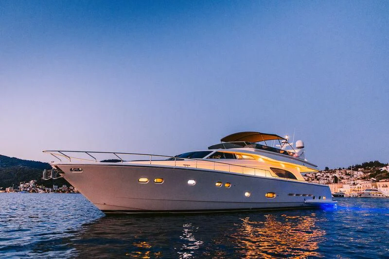 a boat on the water aboard OXYGEN 8 Yacht for Charter