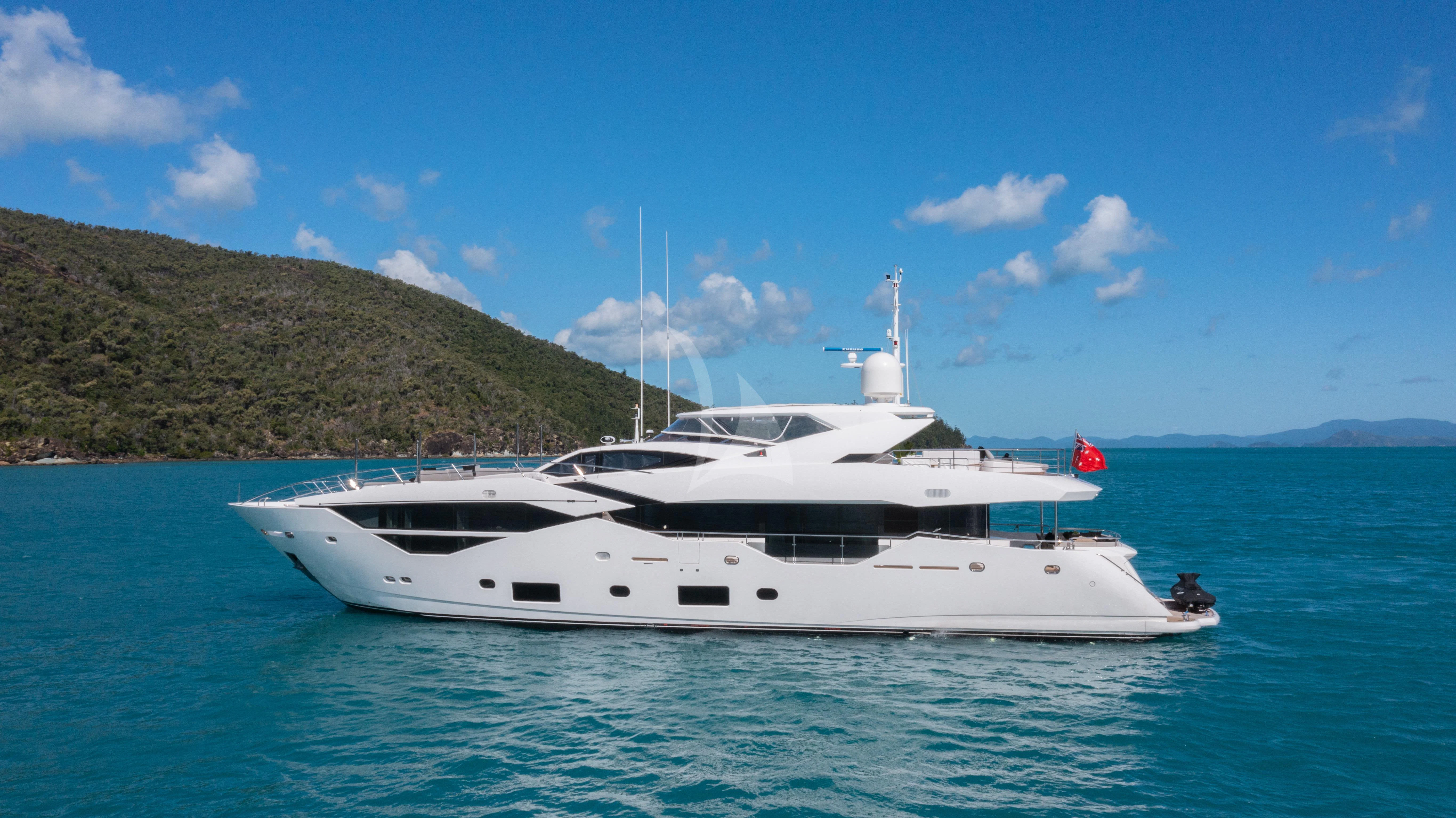 a boat in the water aboard SUNSET Yacht for Sale