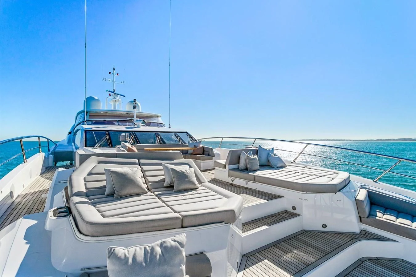a boat on the water aboard SUNSET Yacht for Sale
