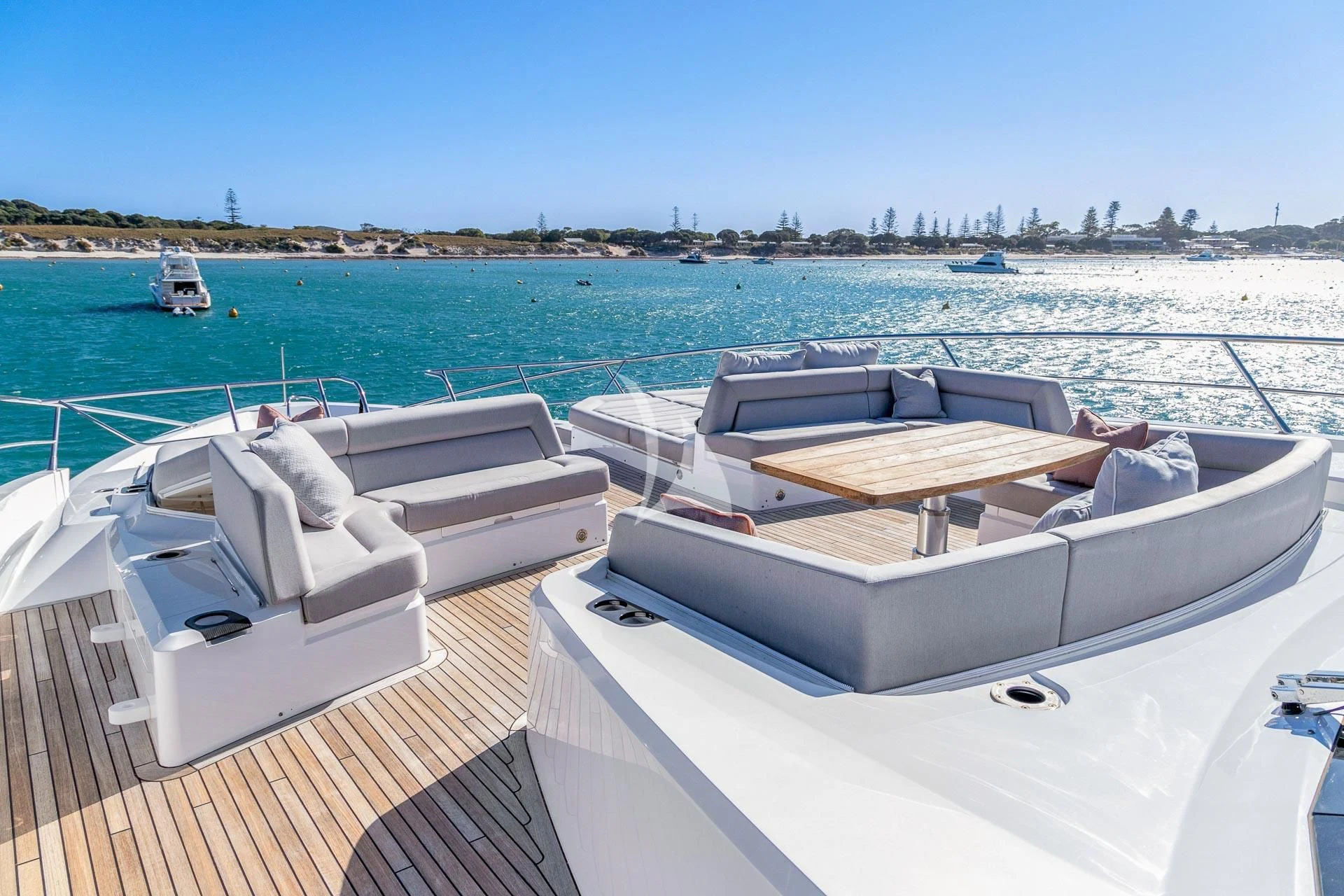 a boat on the water aboard SUNSET Yacht for Sale