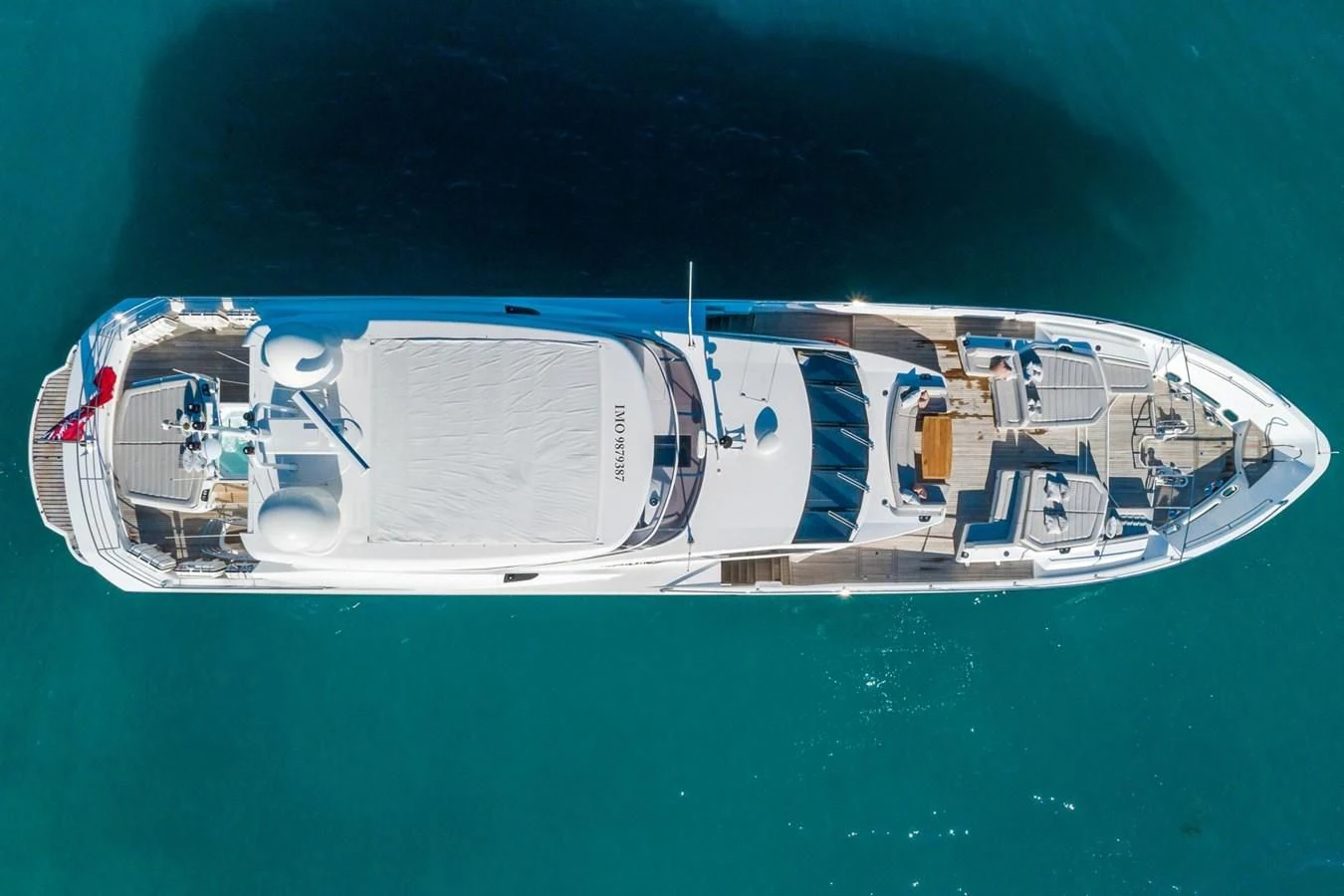 a boat in the water aboard SUNSET Yacht for Sale