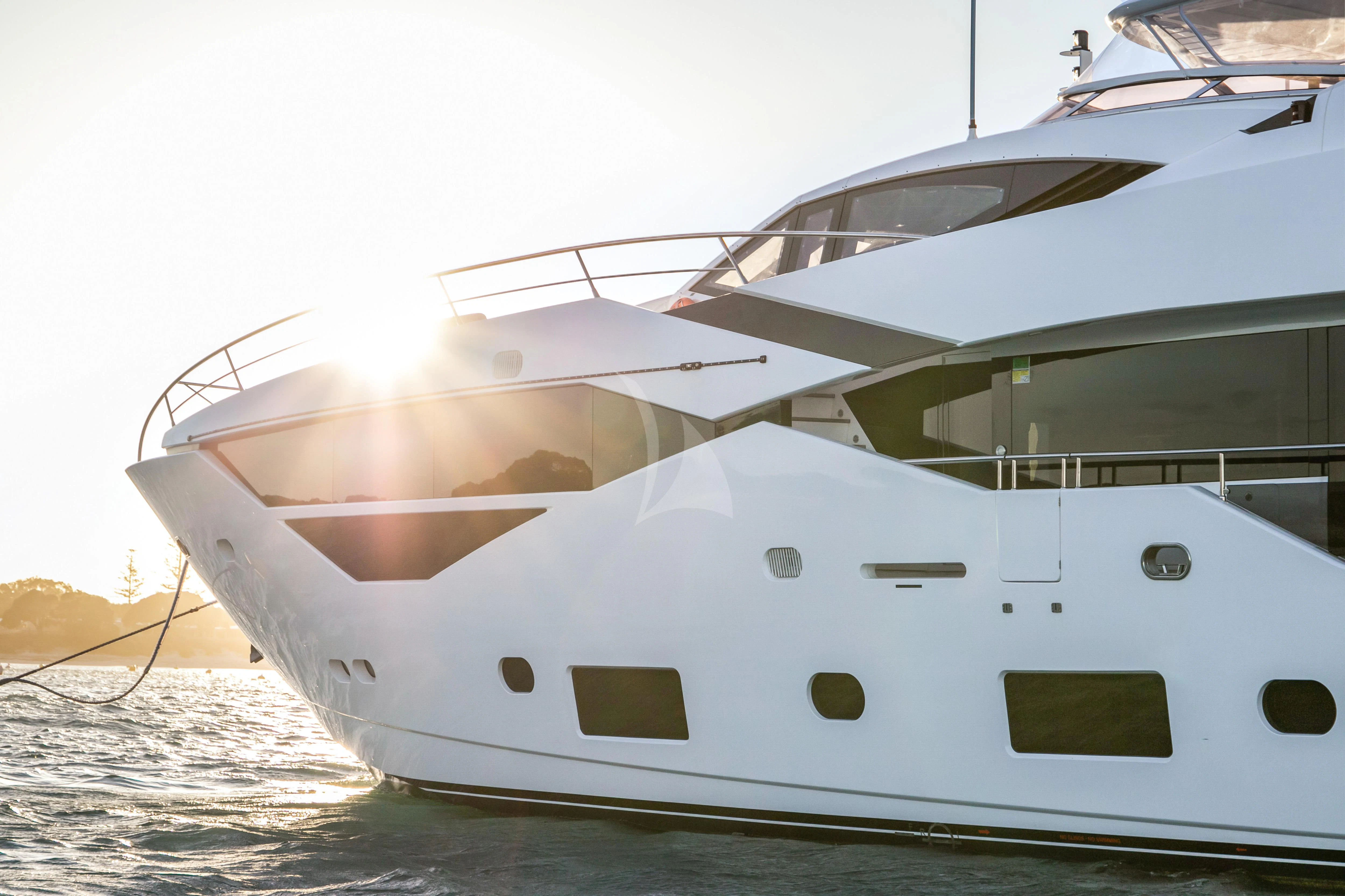 a close-up of a boat aboard SUNSET Yacht for Sale