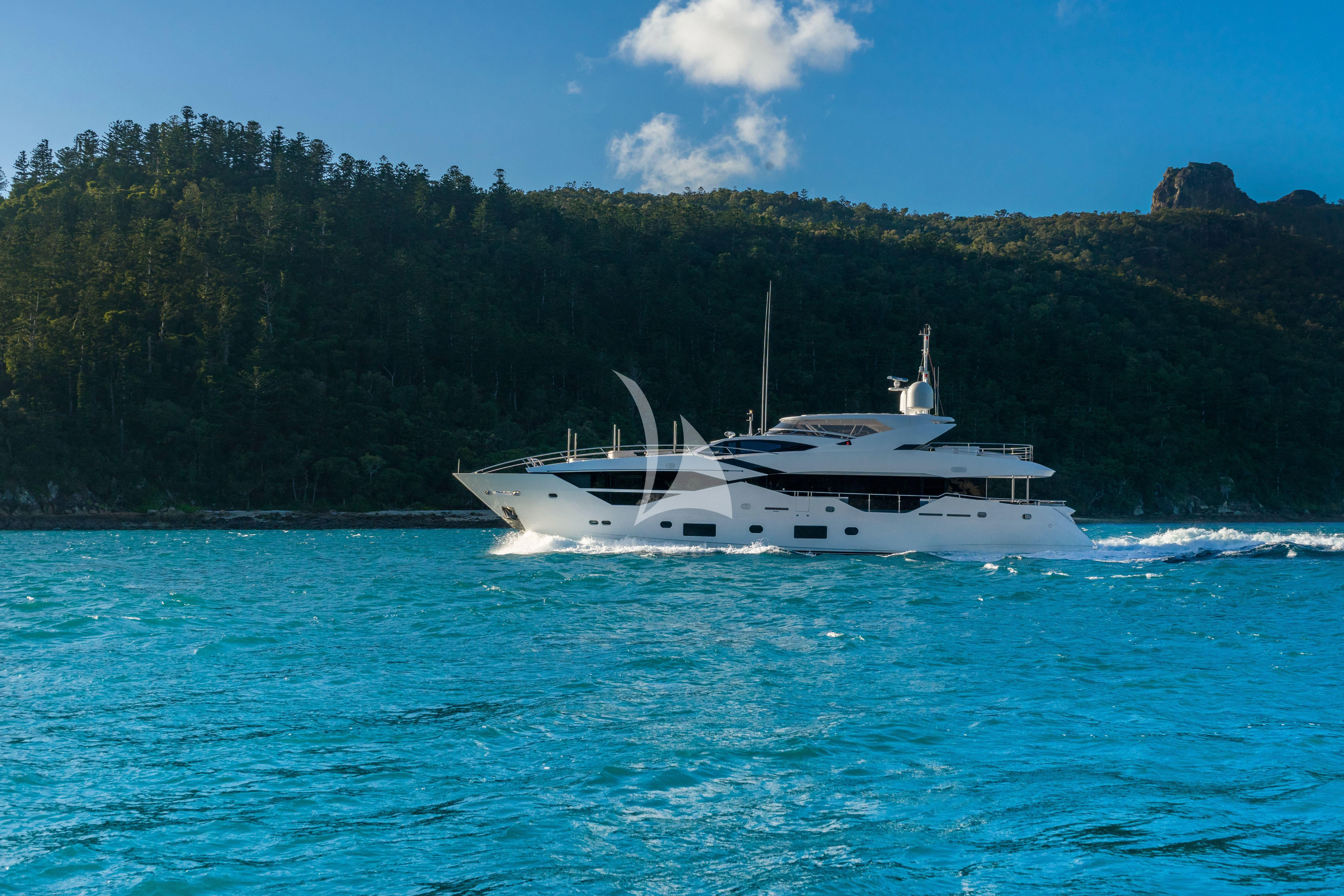 a boat on the water aboard SUNSET Yacht for Sale