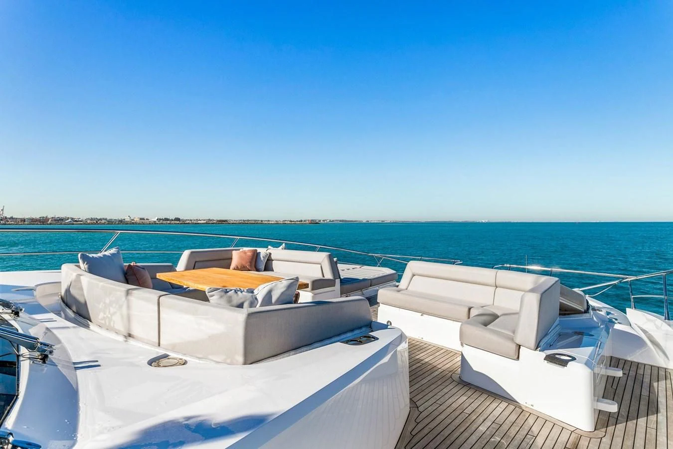 a boat on the water aboard SUNSET Yacht for Sale