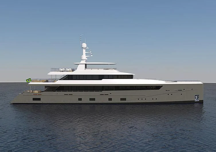 a large white yacht aboard RIOSTAR 160 Yacht for Sale