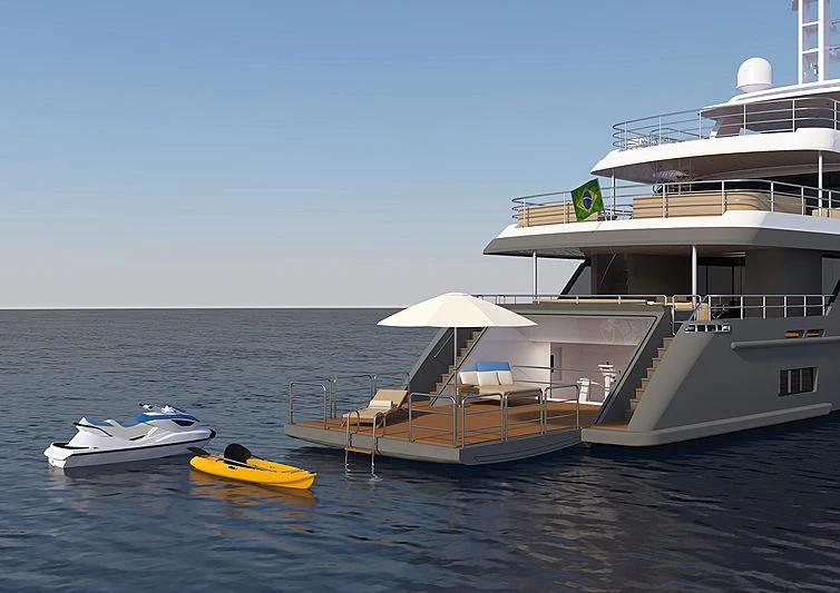 a boat on the water aboard RIOSTAR 160 Yacht for Sale
