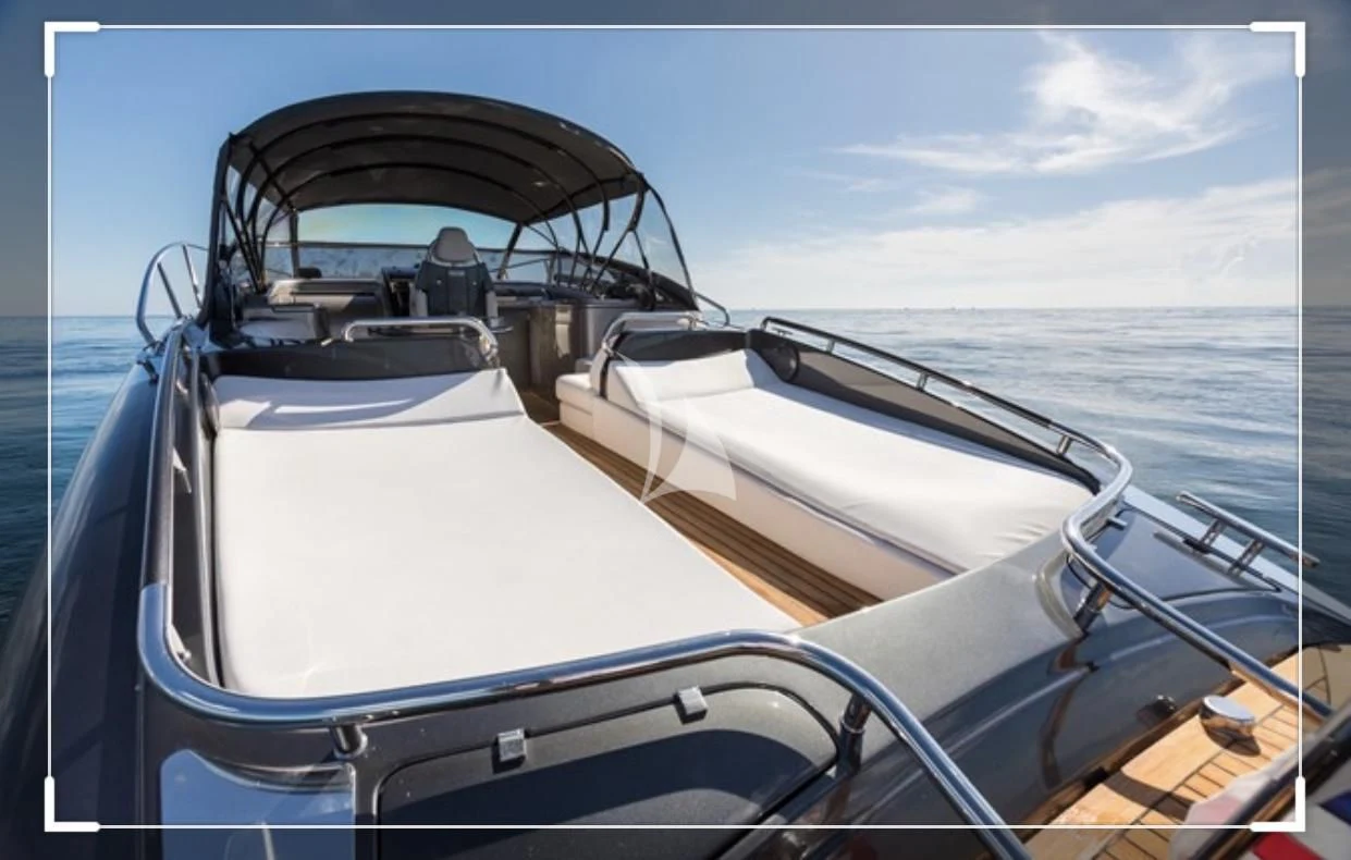 a boat on the water aboard PEGASUS Yacht for Charter