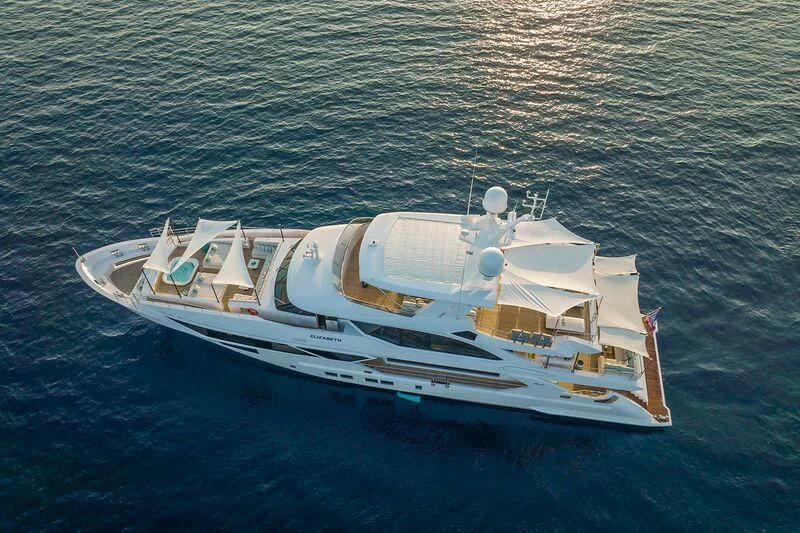 a boat in the water aboard ELIZABETH Yacht for Sale