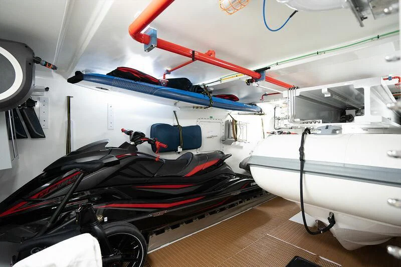 a close-up of a car aboard ELIZABETH Yacht for Sale