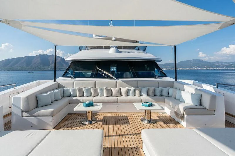 a boat on a boat aboard ELIZABETH Yacht for Sale