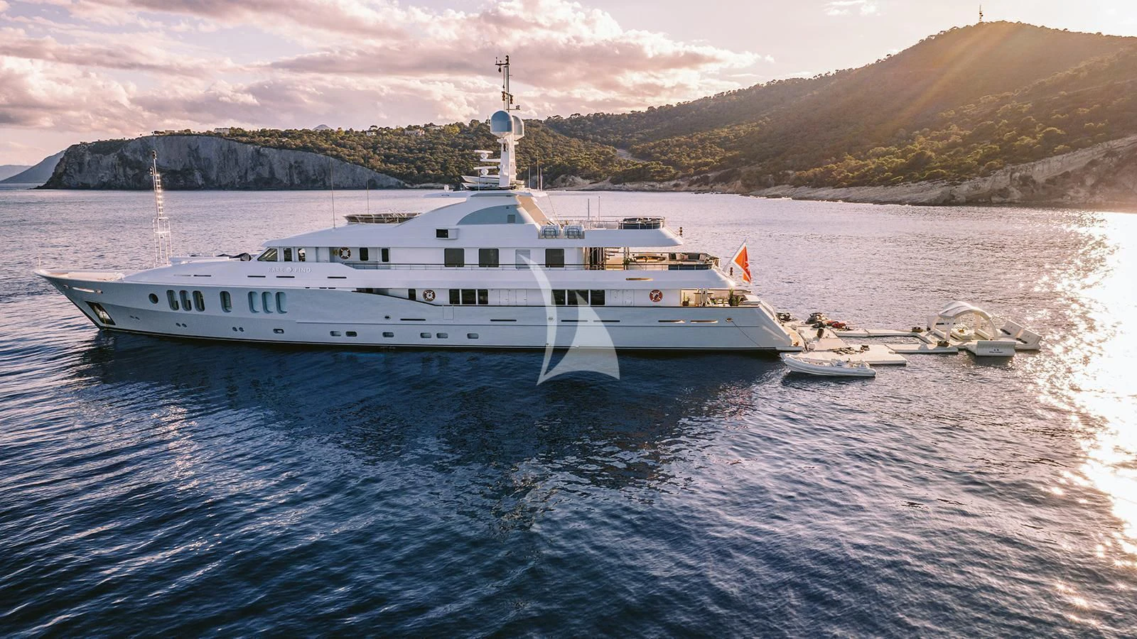 a boat on the water aboard RARE FIND Yacht for Charter