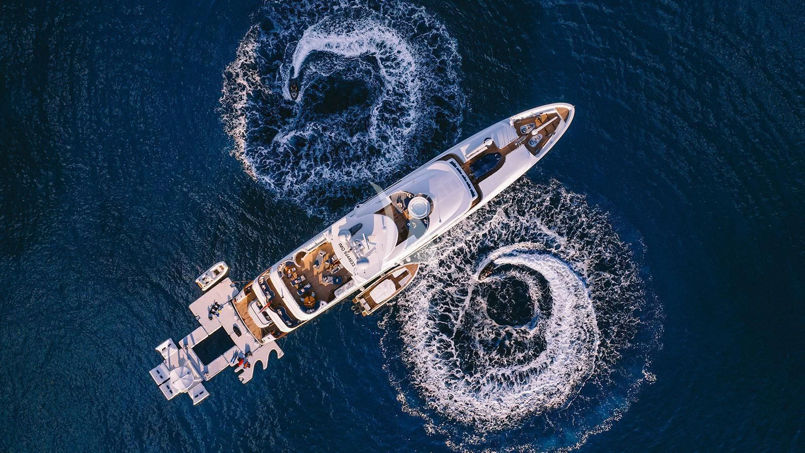 a satellite in space aboard RARE FIND Yacht for Charter