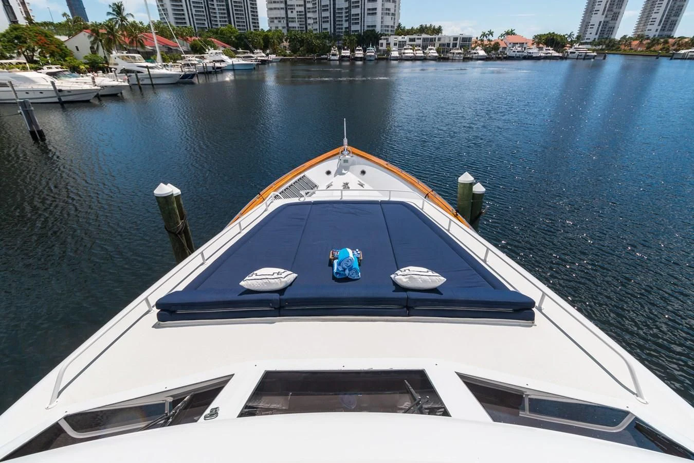 a boat on the water aboard IMPULSE Yacht for Sale