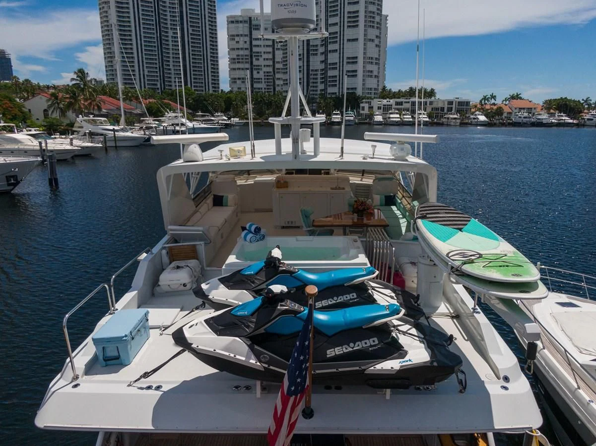 a boat in the water aboard IMPULSE Yacht for Sale