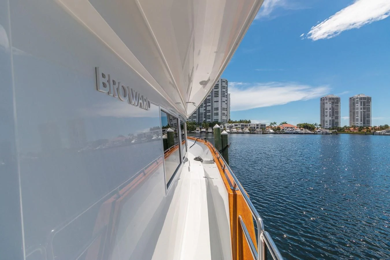 a boat on the water aboard IMPULSE Yacht for Sale