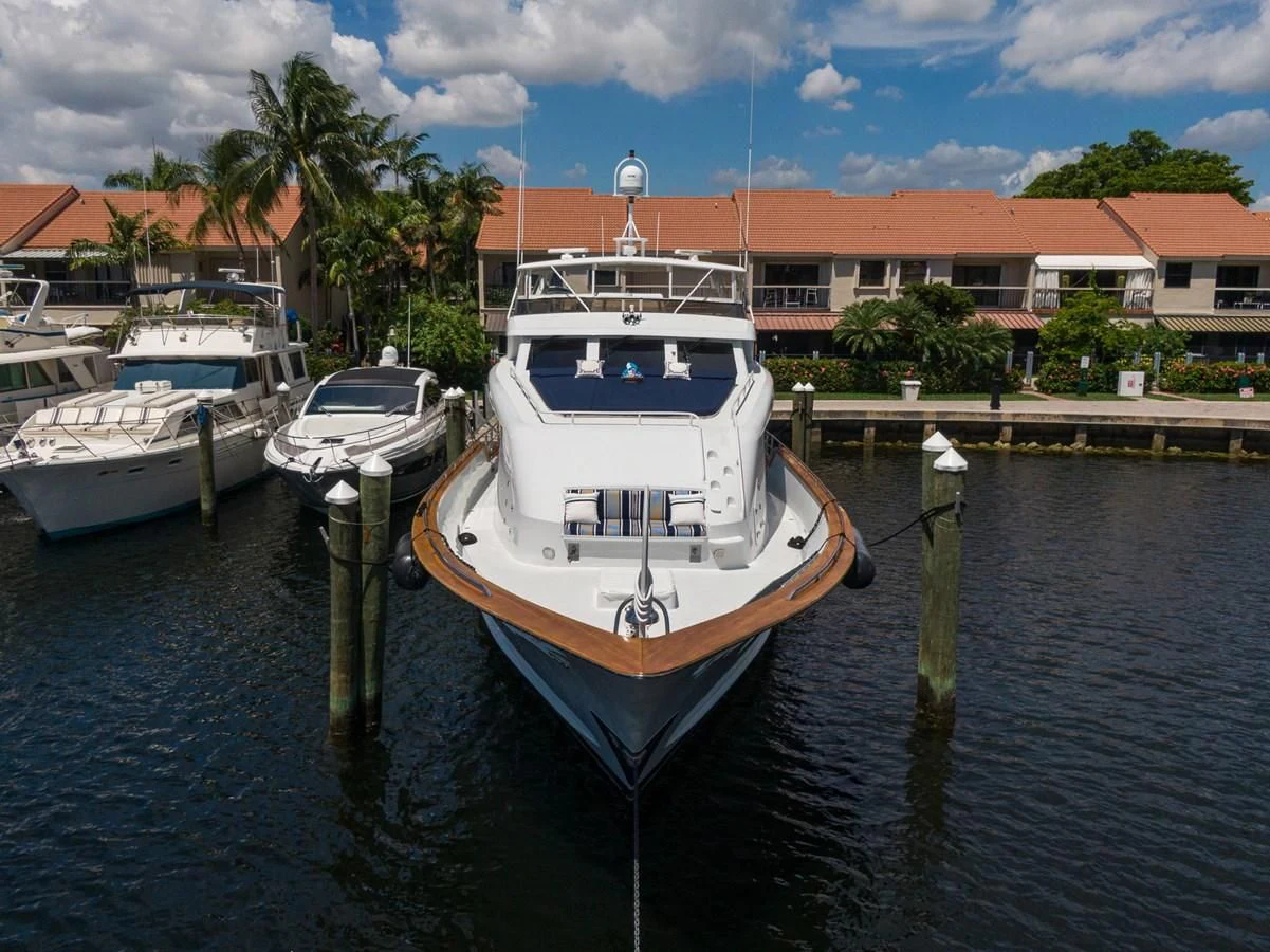boats docked at a pier aboard IMPULSE Yacht for Sale