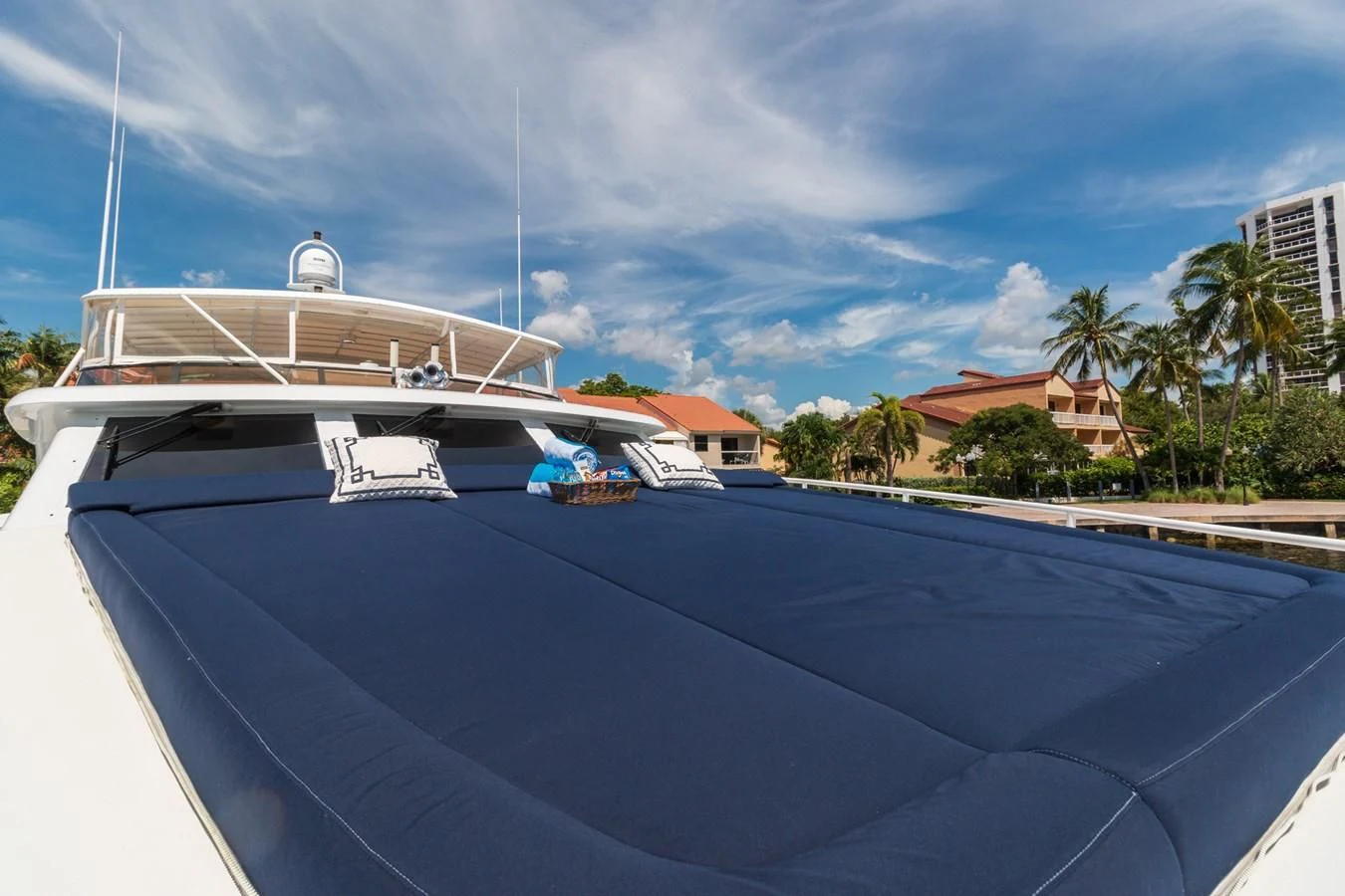 a solar panel on a roof aboard IMPULSE Yacht for Sale