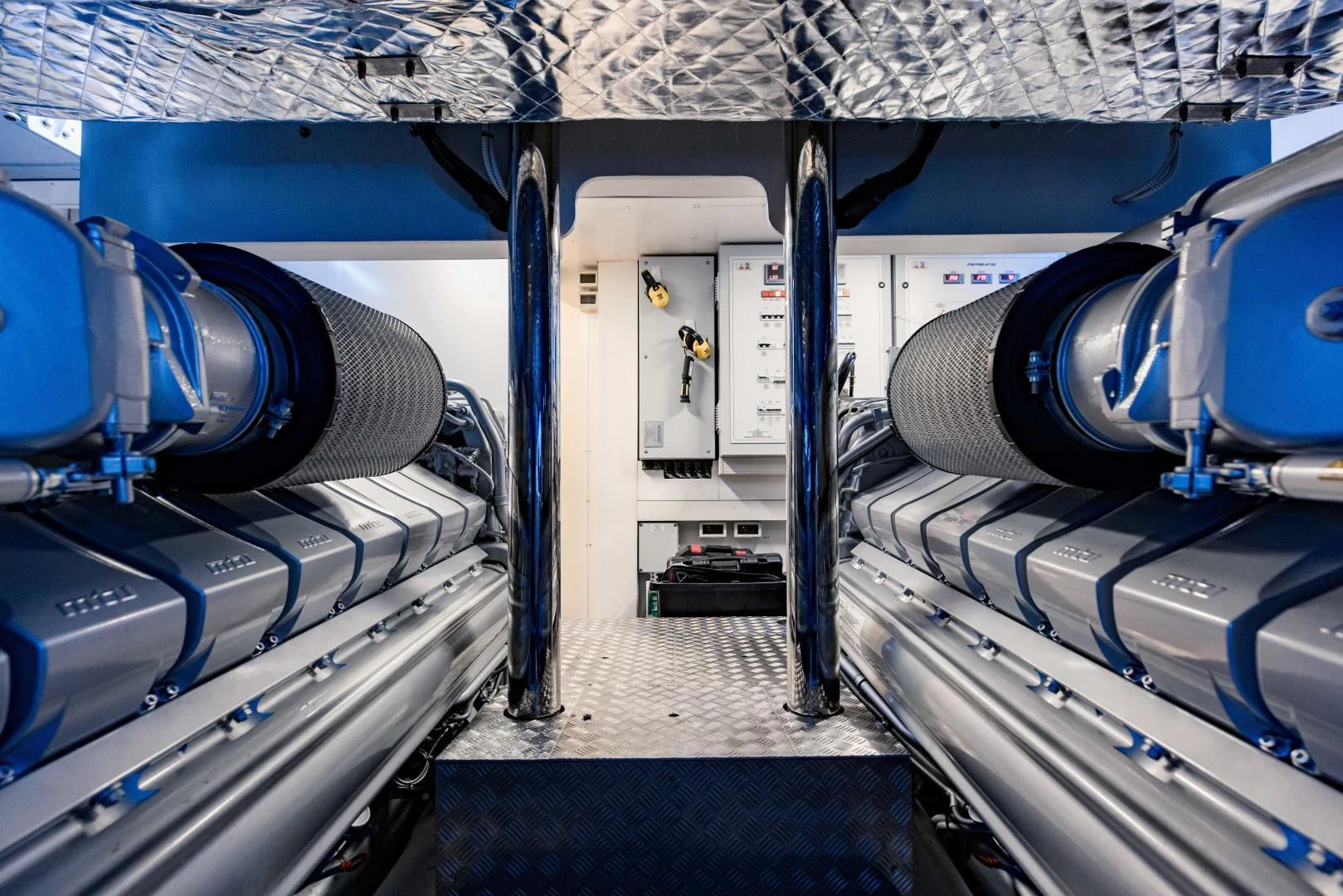 a room with machines aboard STALLION Yacht for Sale