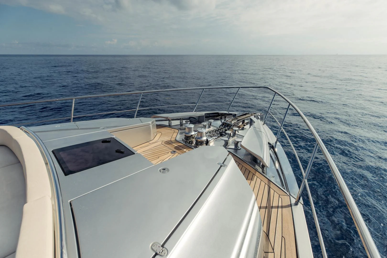 a boat on the water aboard STALLION Yacht for Sale