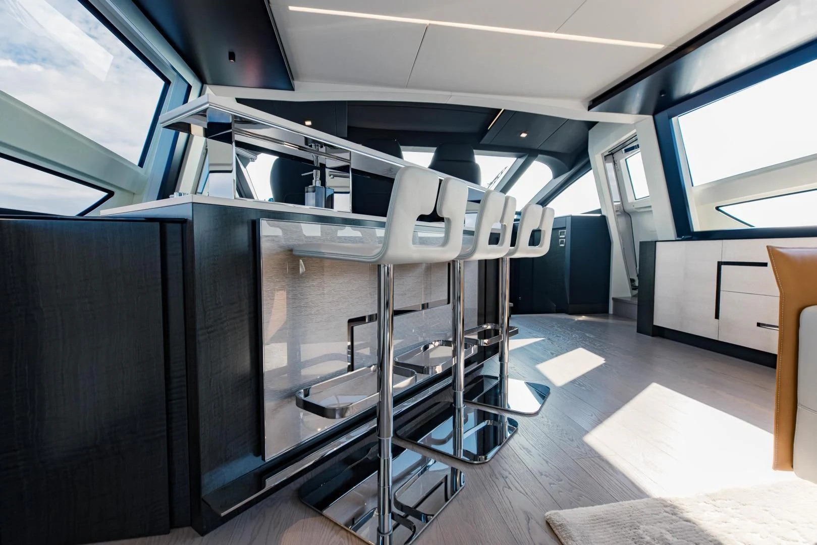 a machine in a room aboard STALLION Yacht for Sale