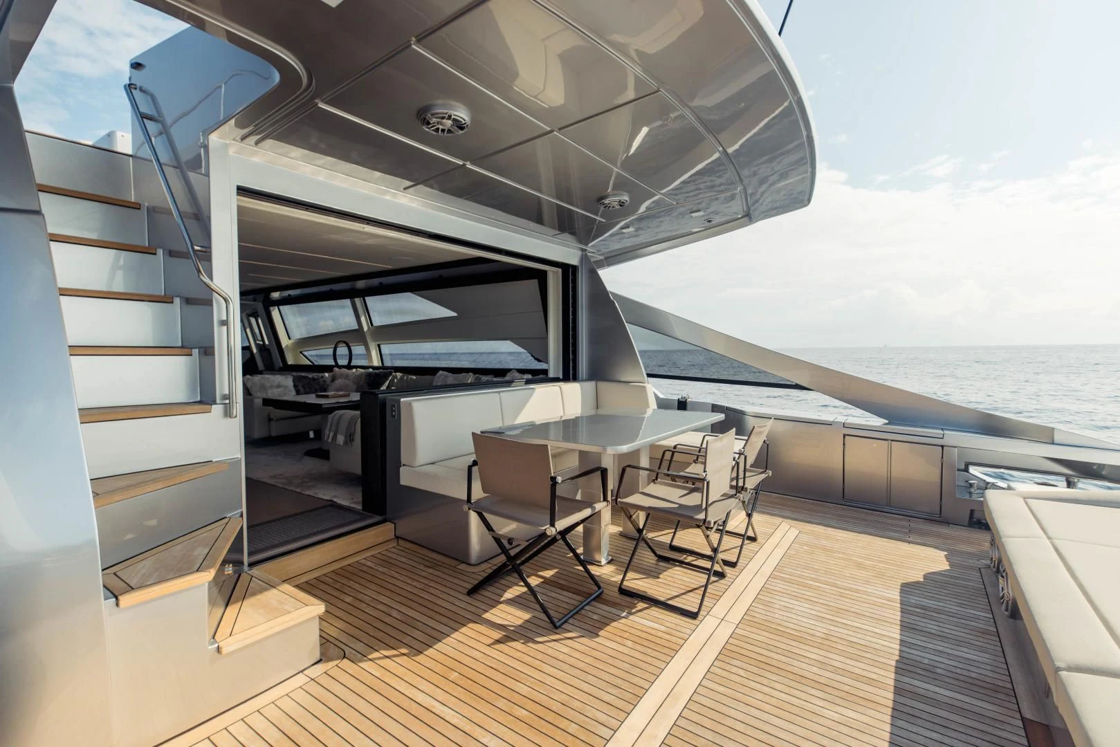 a boat on the water aboard STALLION Yacht for Sale