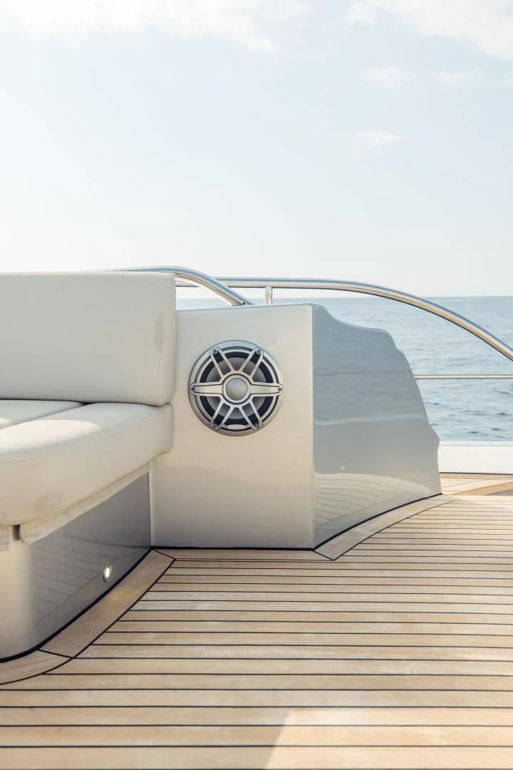 a boat on the water aboard STALLION Yacht for Sale