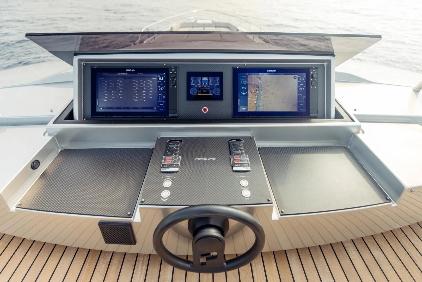a rectangular electronic device aboard STALLION Yacht for Sale