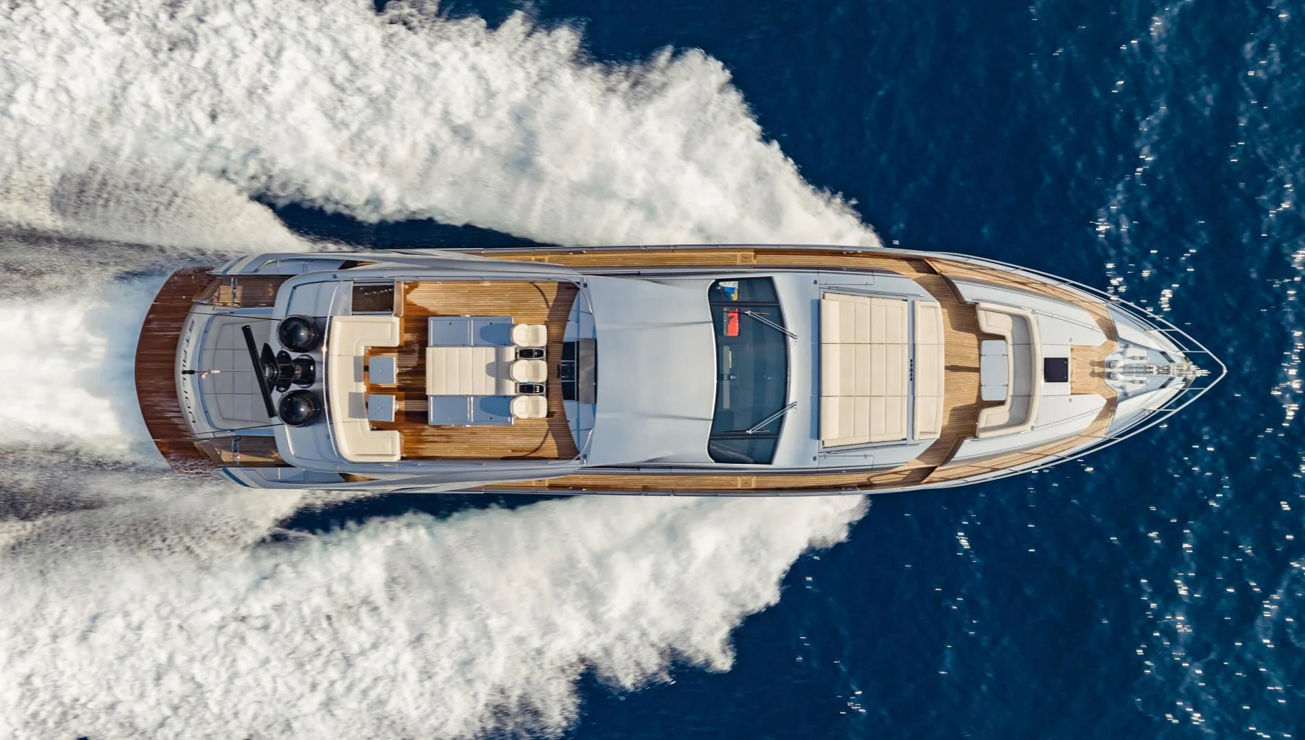 a space ship in outer space aboard STALLION Yacht for Sale