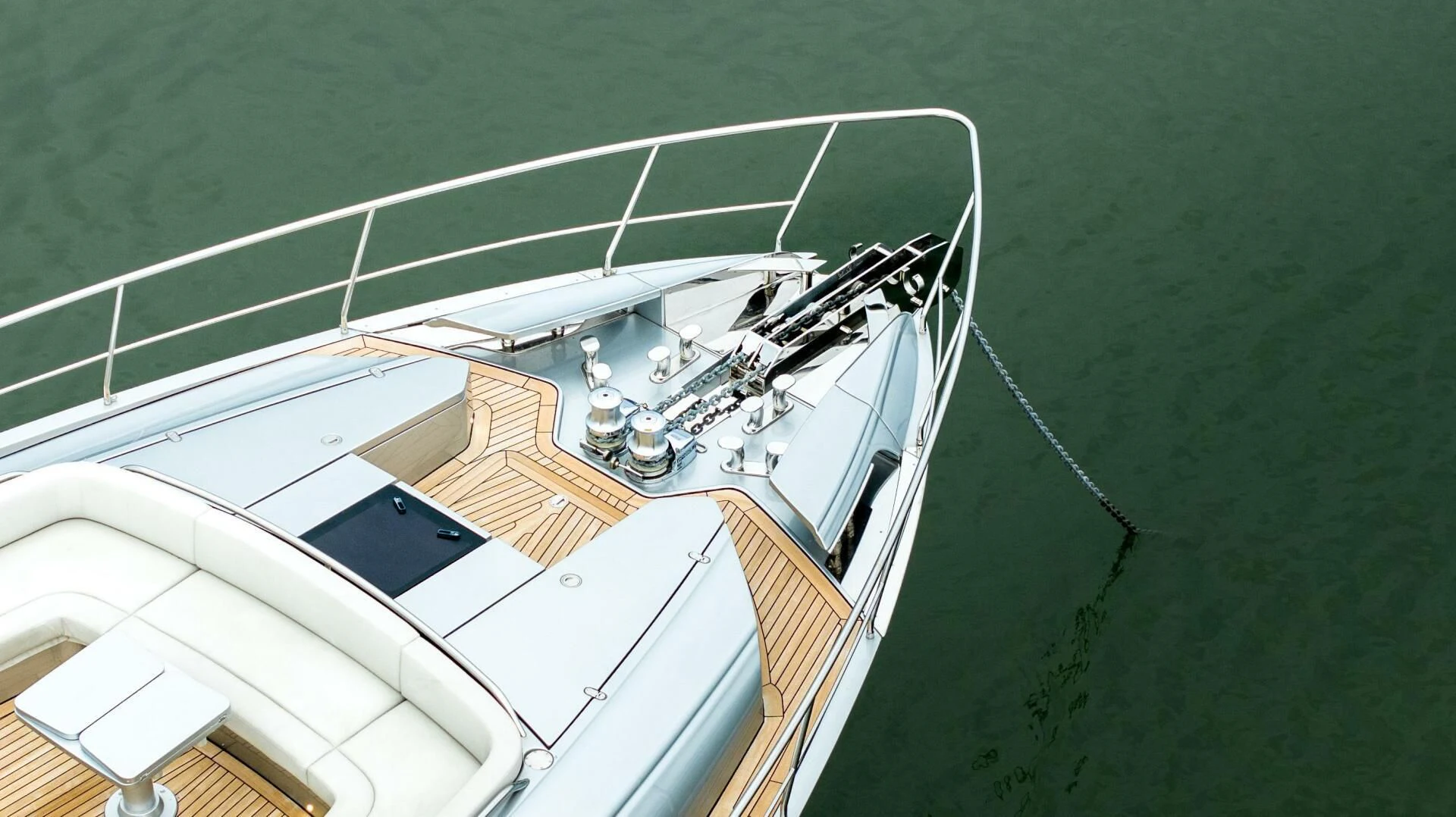 a boat on the water aboard STALLION Yacht for Sale