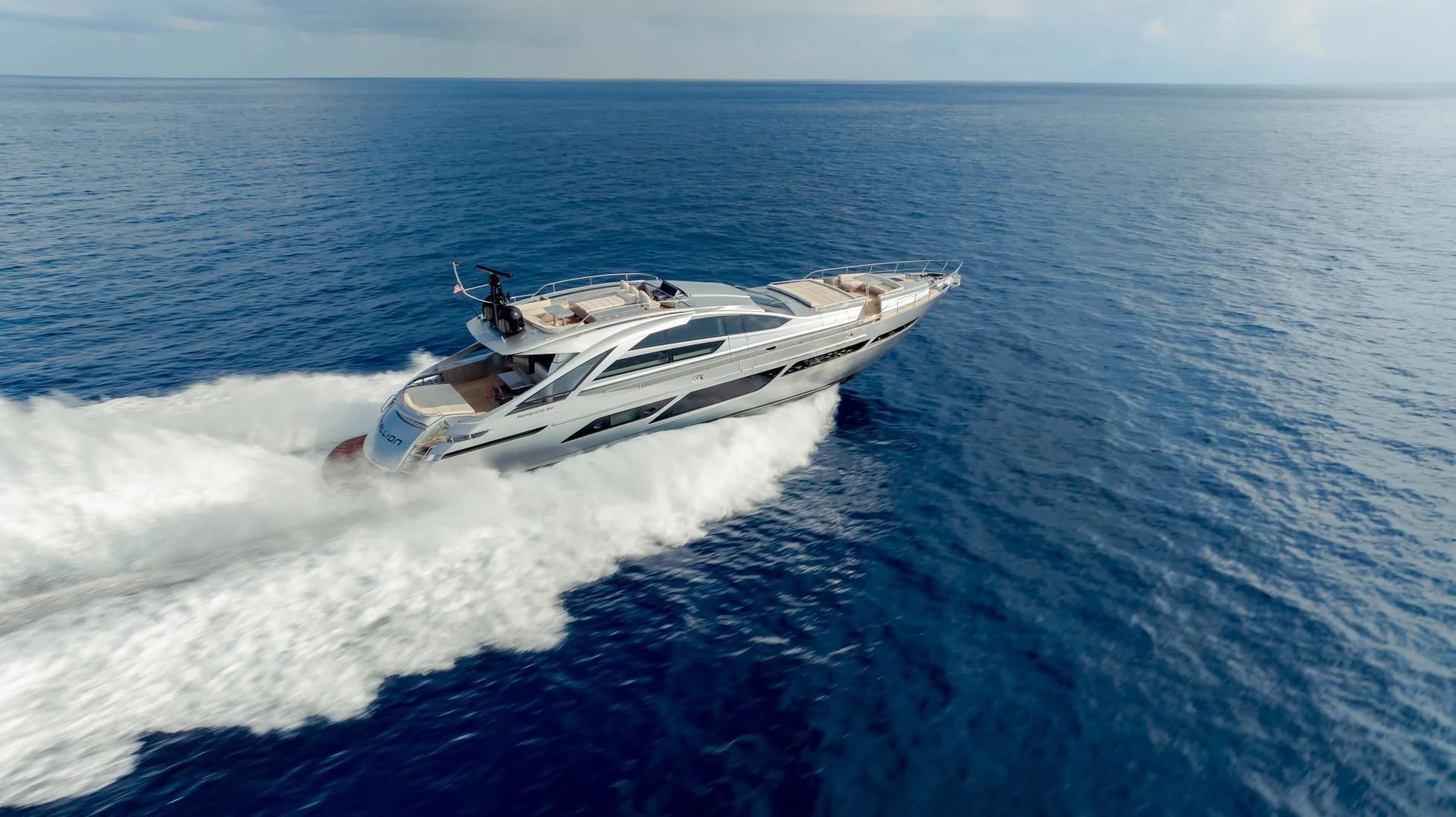 a boat on the water aboard STALLION Yacht for Sale