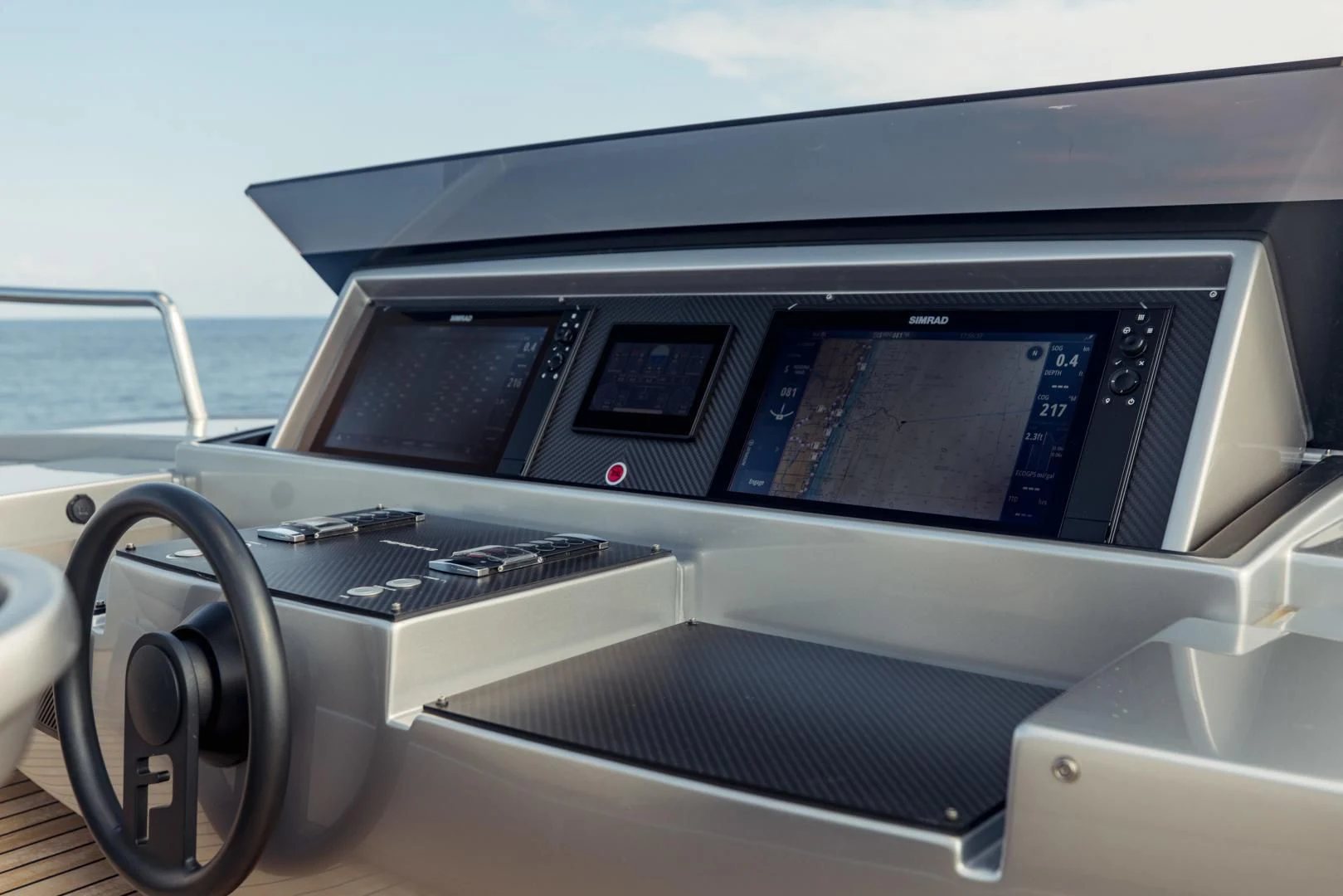 the inside of a boat aboard STALLION Yacht for Sale