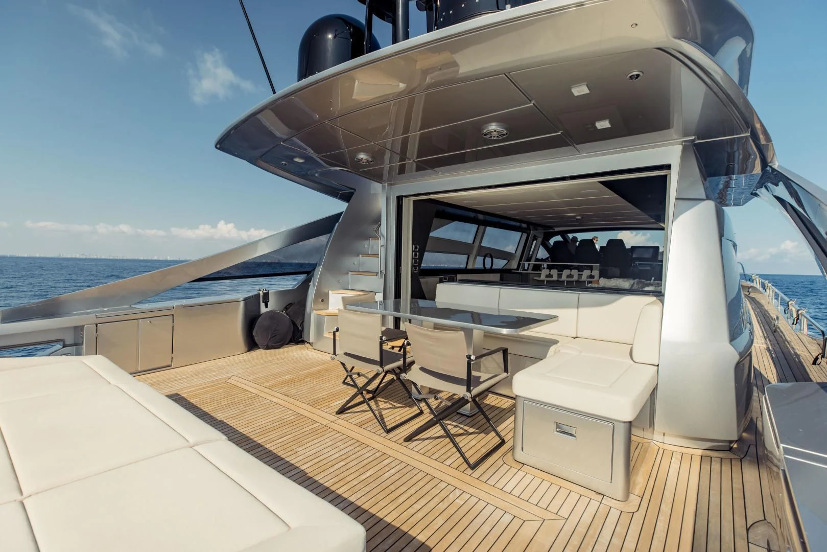 a boat on the water aboard STALLION Yacht for Sale