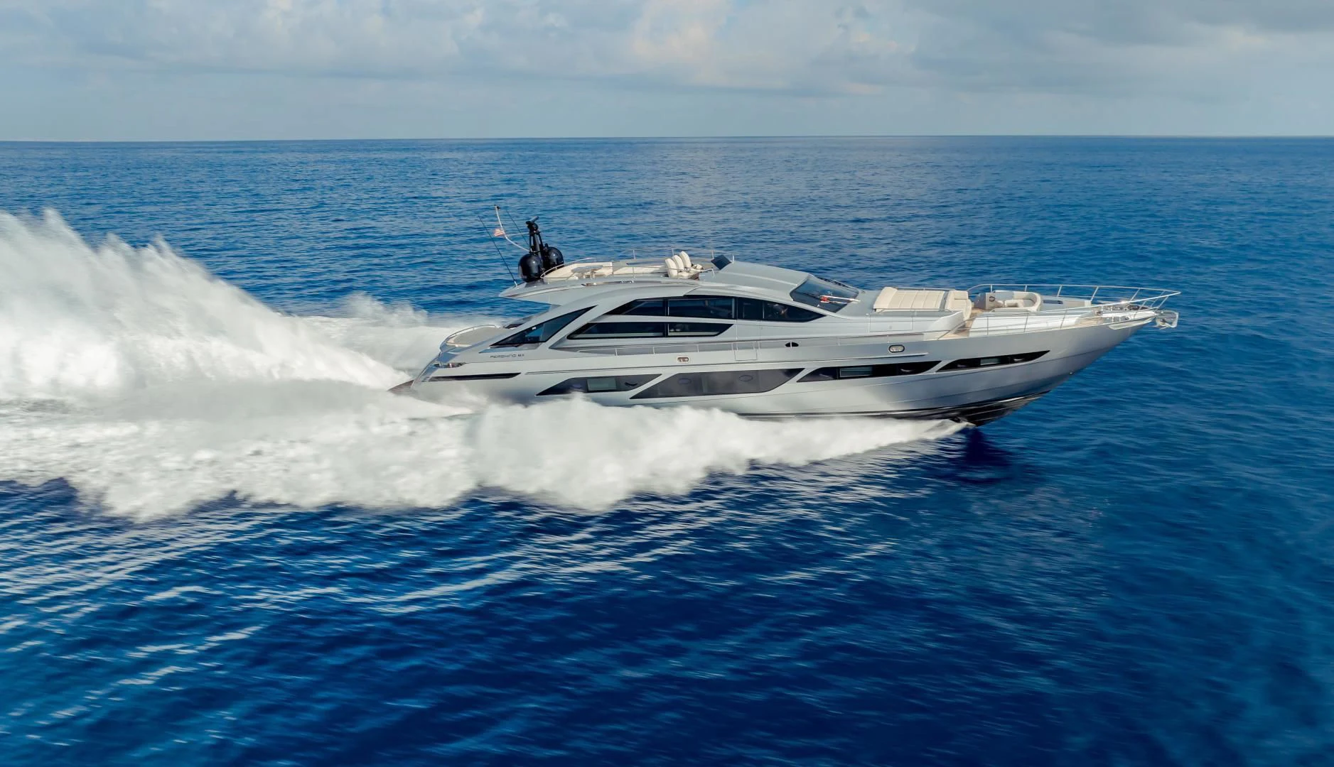 a boat in the water aboard STALLION Yacht for Sale