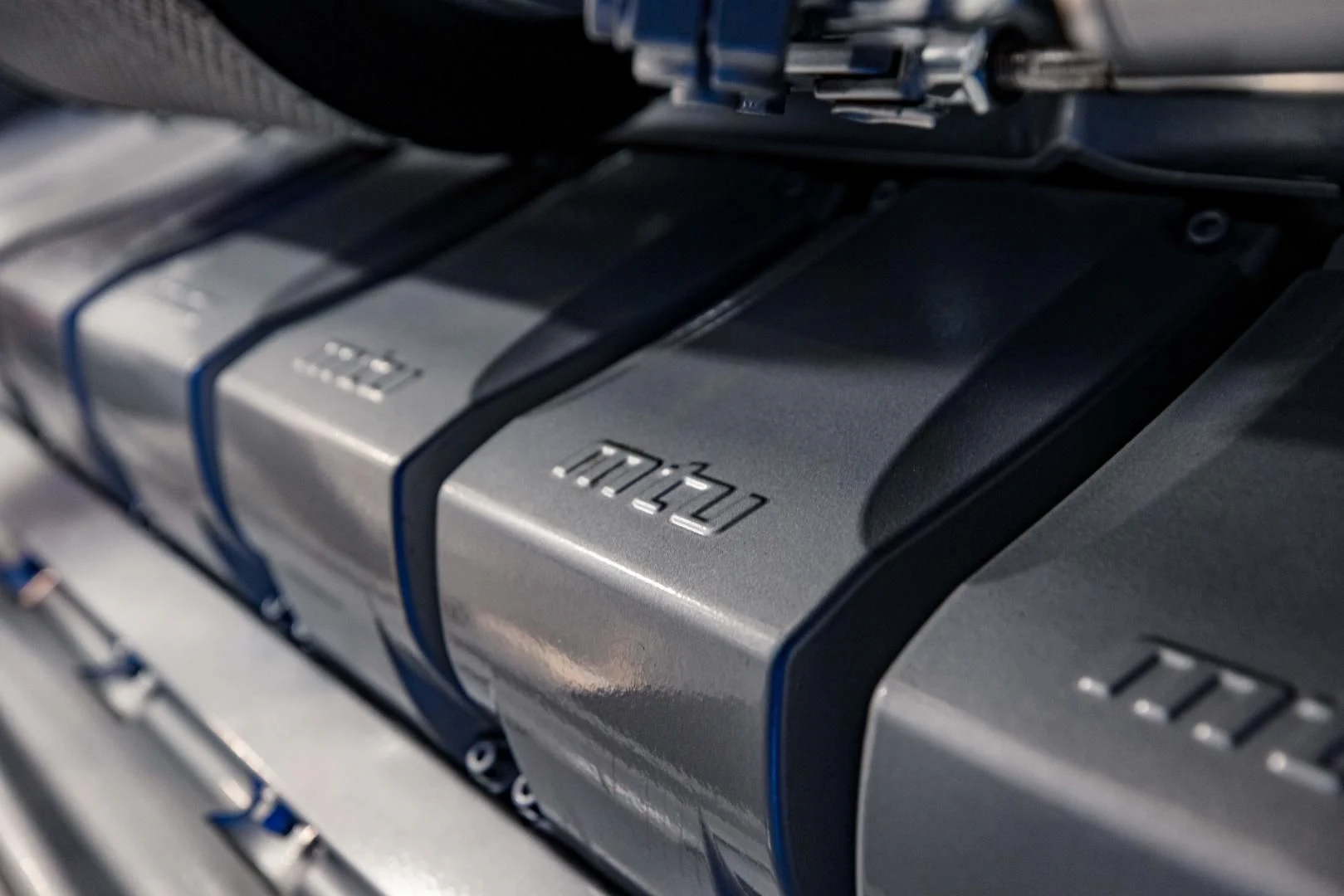 a black laptop with wires aboard STALLION Yacht for Sale