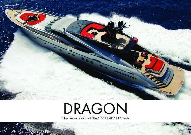 a snowmobile on a snowy mountain aboard DRAGON Yacht for Sale