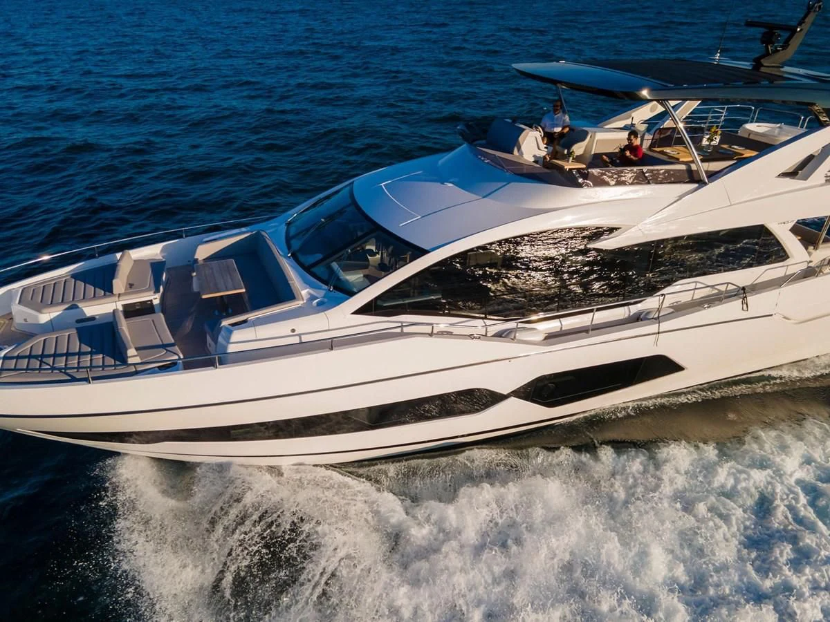 a boat on the water aboard MILAMO Yacht for Sale