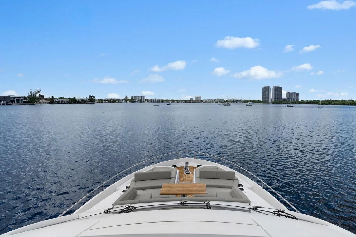 a boat on the water aboard MILAMO Yacht for Sale