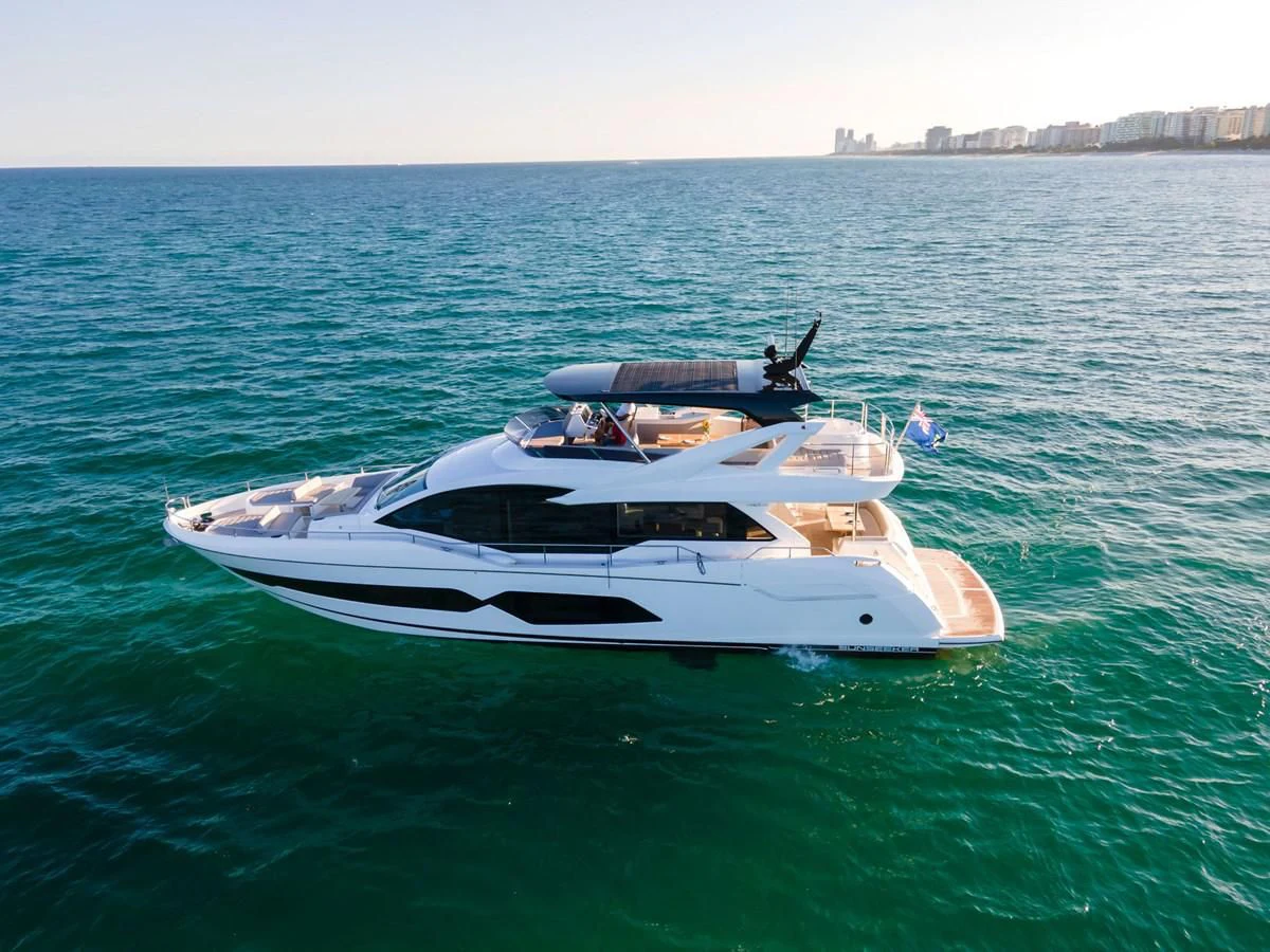a boat in the water aboard MILAMO Yacht for Sale