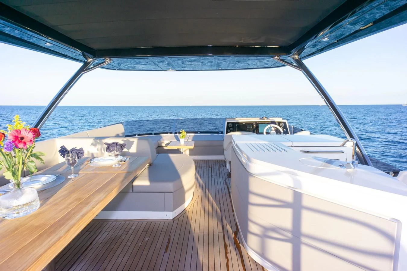 a boat on the water aboard MILAMO Yacht for Sale