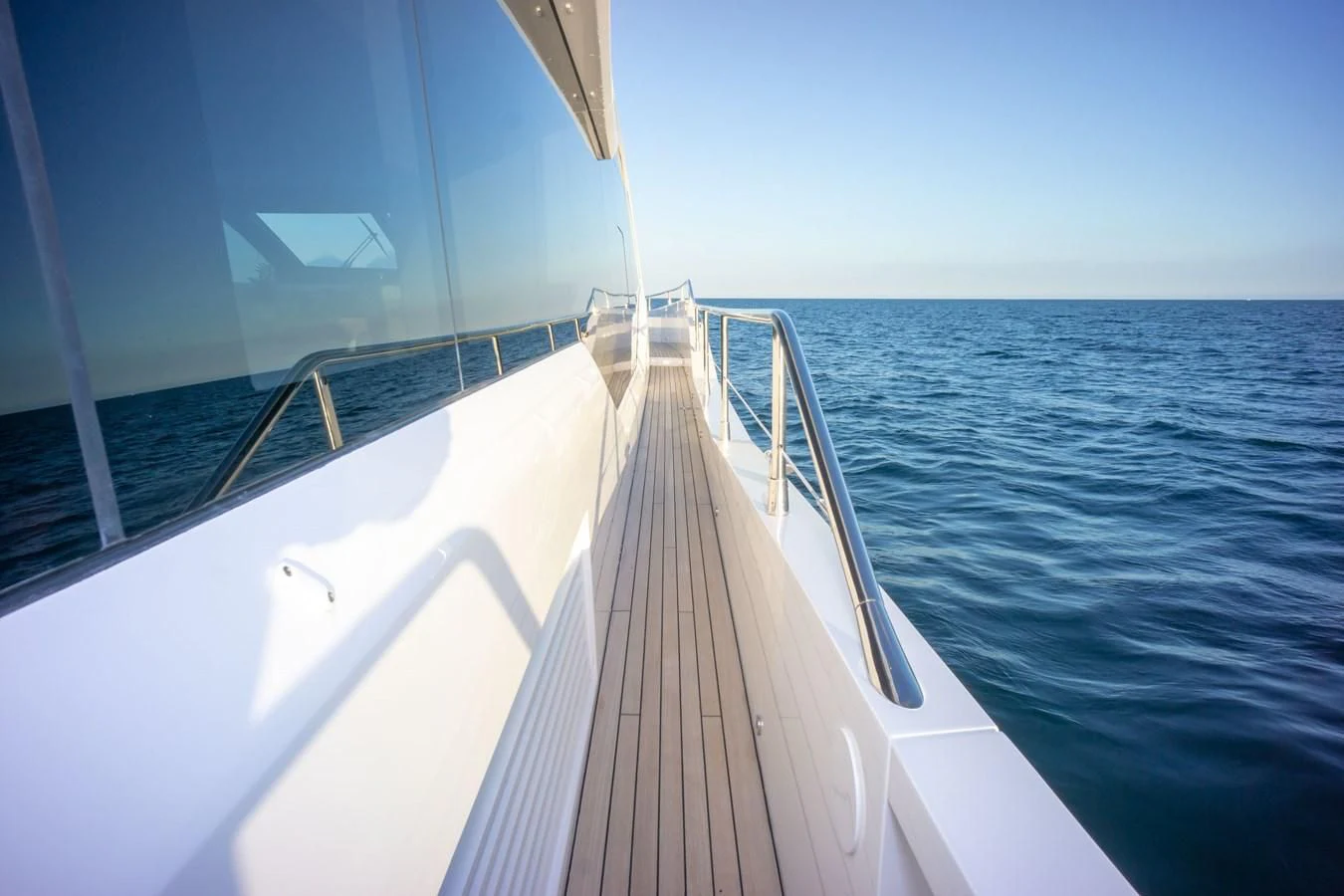 a boat on the water aboard MILAMO Yacht for Sale