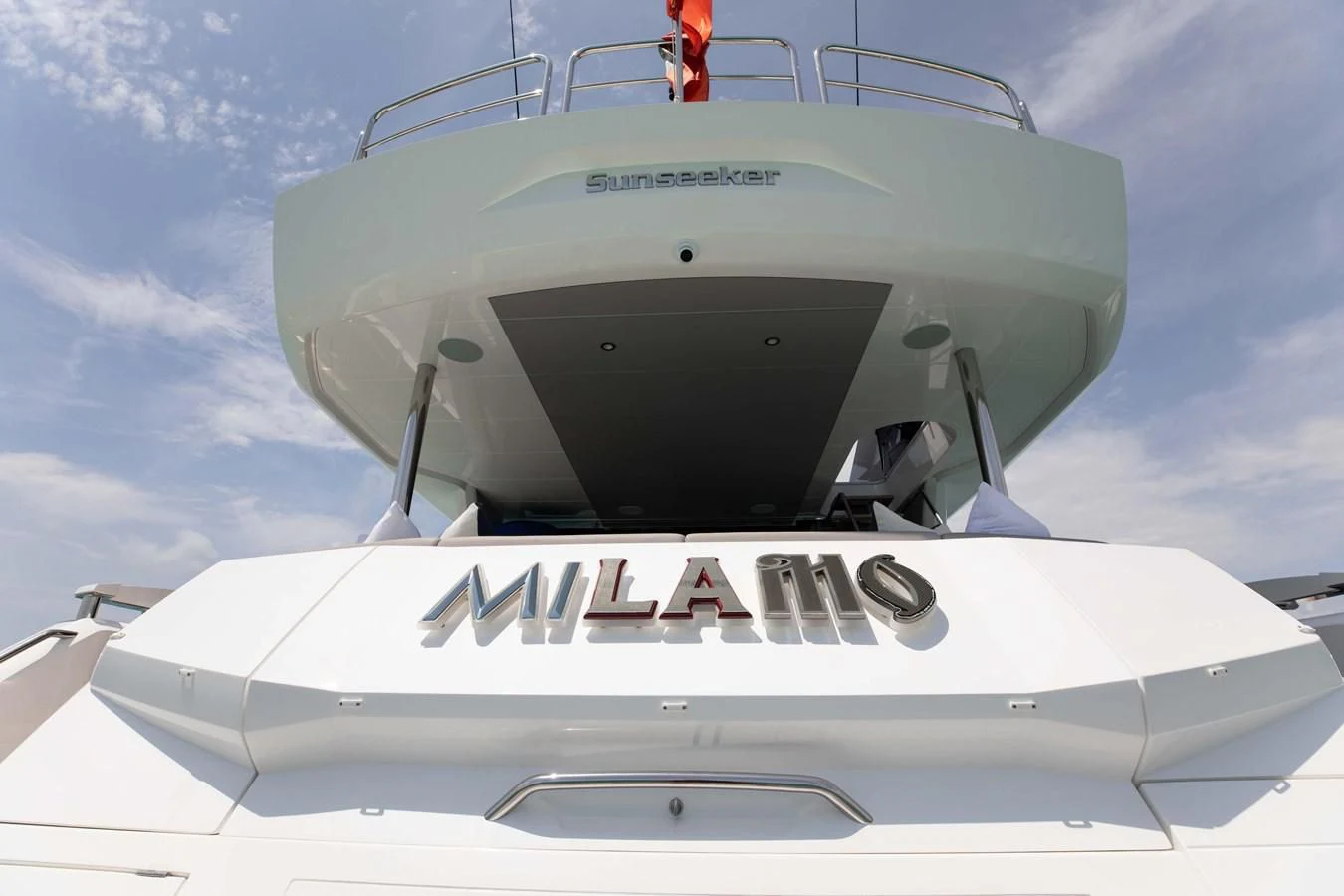 a close-up of a missile aboard MILAMO Yacht for Sale