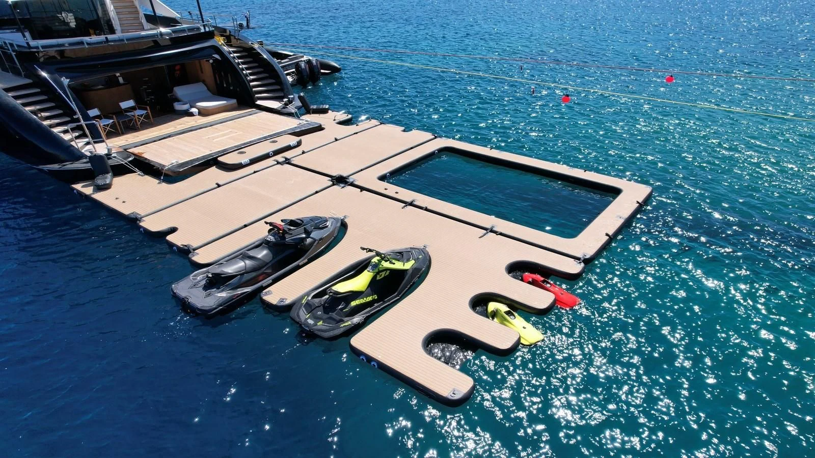 a boat on the water aboard BLISS Yacht for Sale