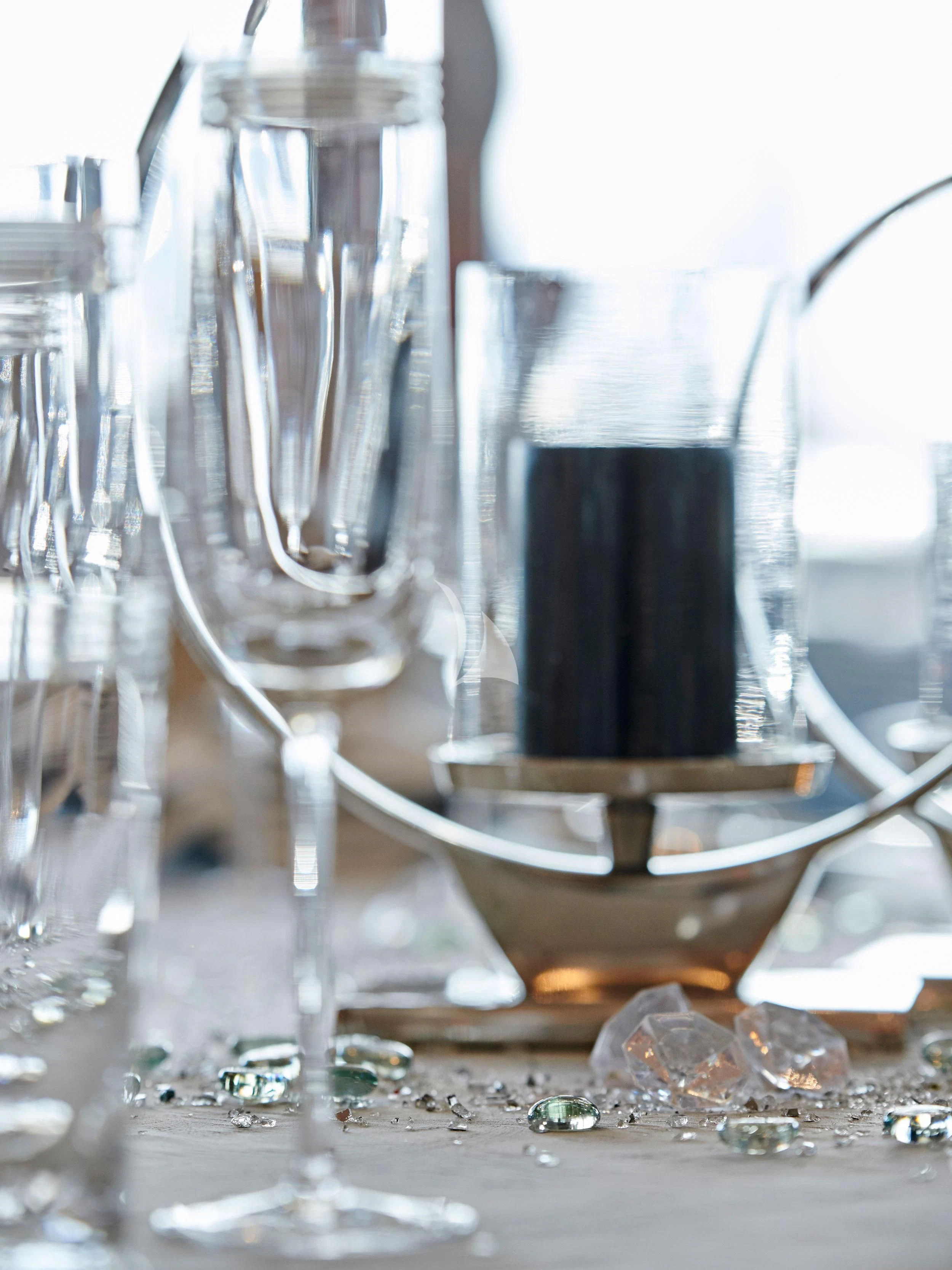 a close-up of a liquid being poured into a glass aboard BLISS Yacht for Sale