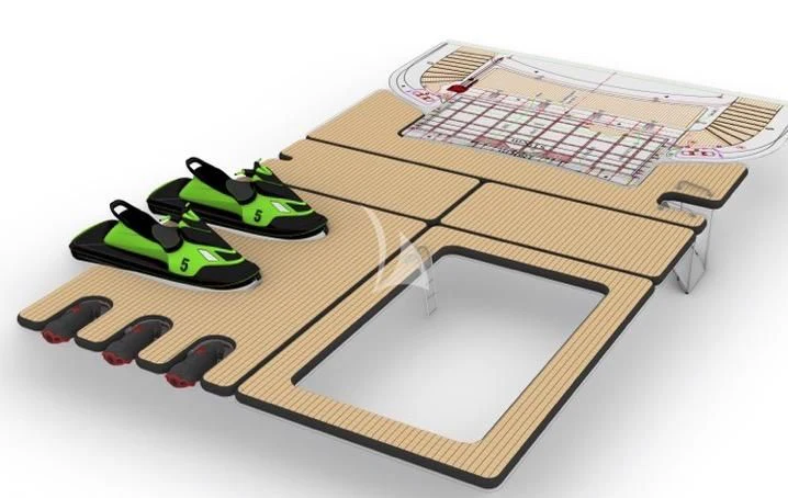 a few tools on a table aboard BLISS Yacht for Sale