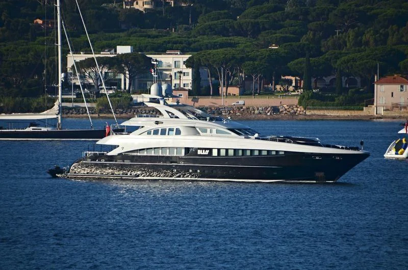 a boat on the water aboard BLISS Yacht for Sale