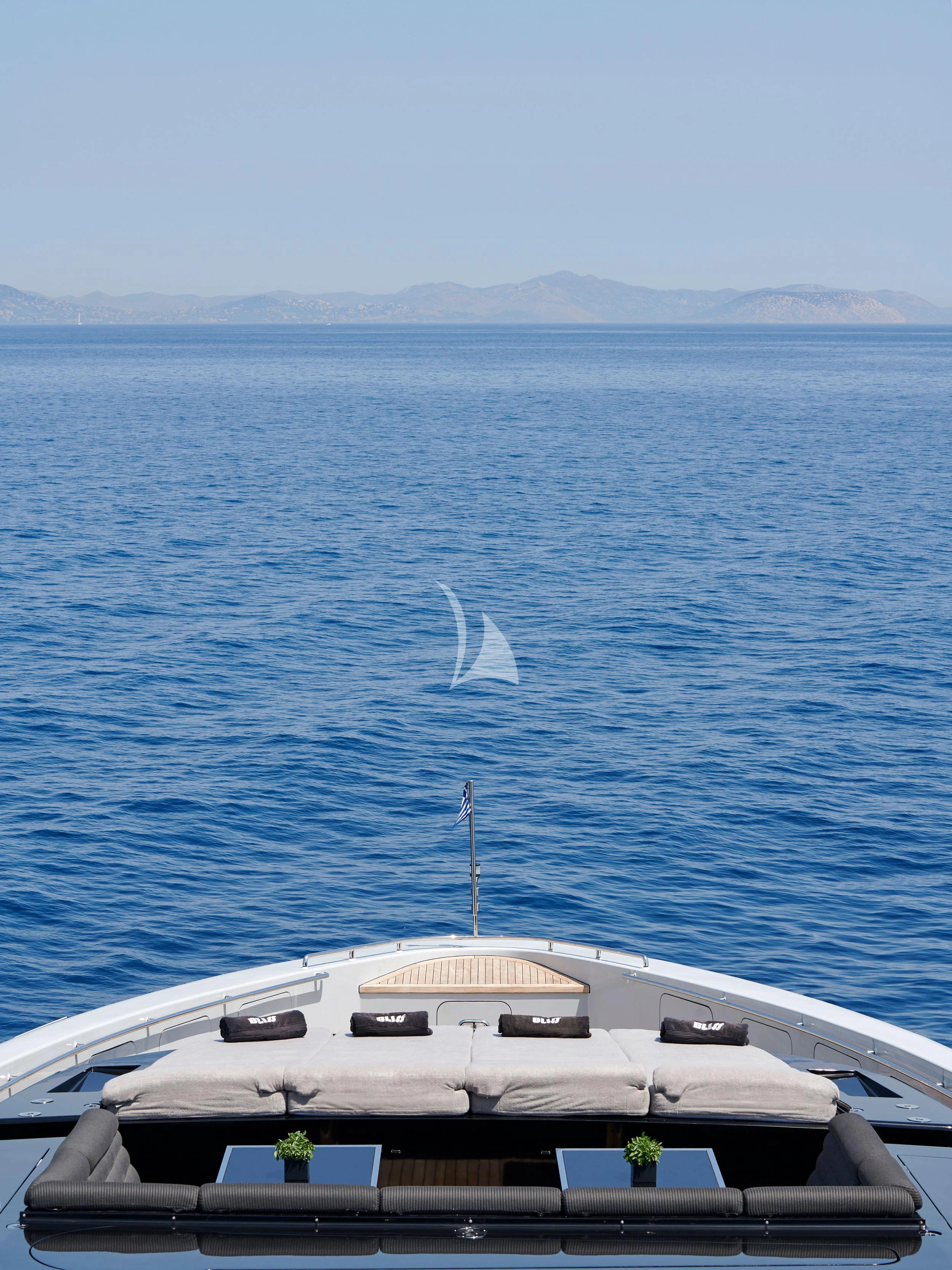 a boat in the water aboard BLISS Yacht for Sale